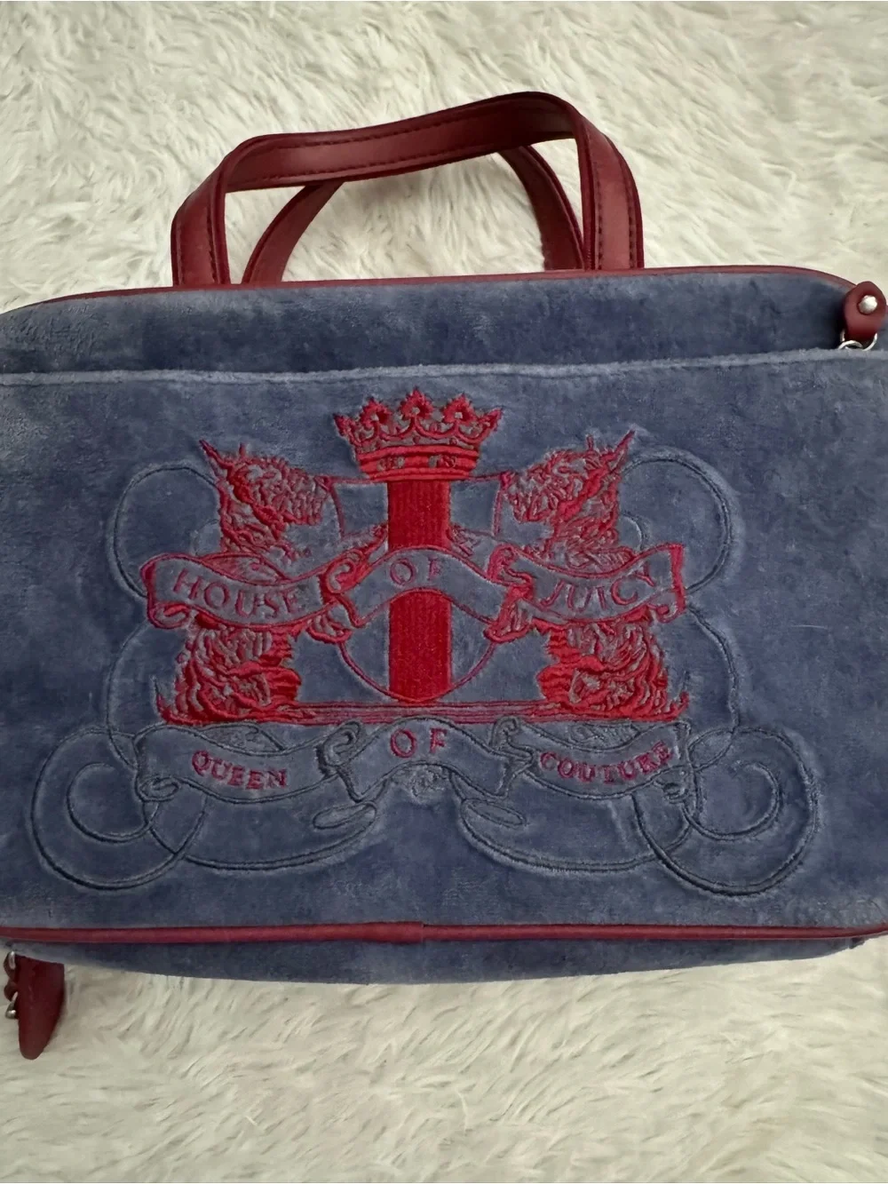EUC Y2K Juicy Couture Velour Cosmetics Bag!